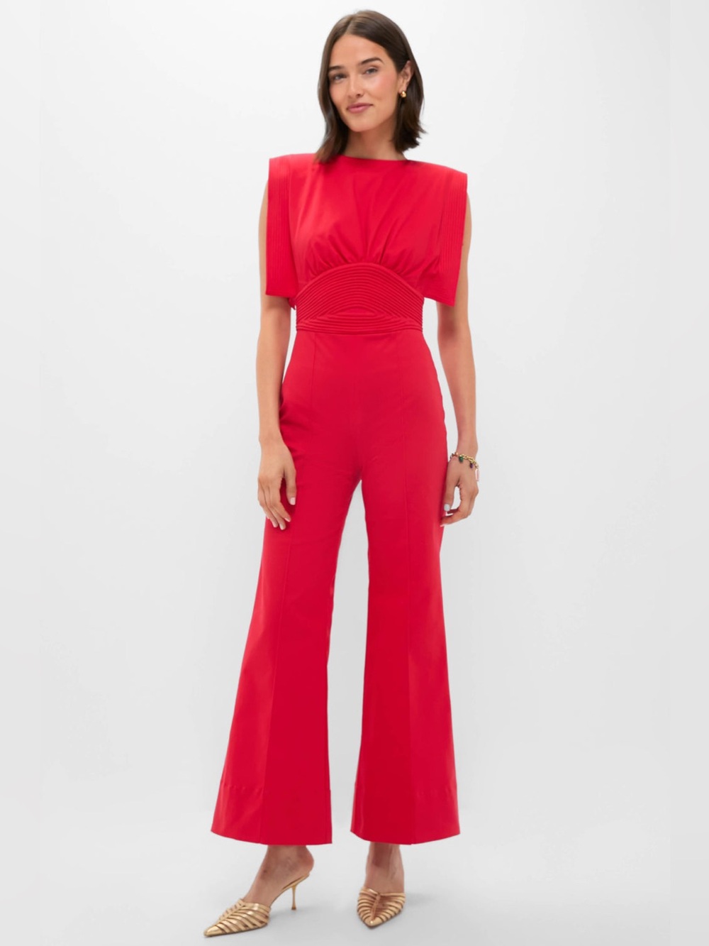 ANDRES OTALORA Red Lienzo Abierto Jumpsuit